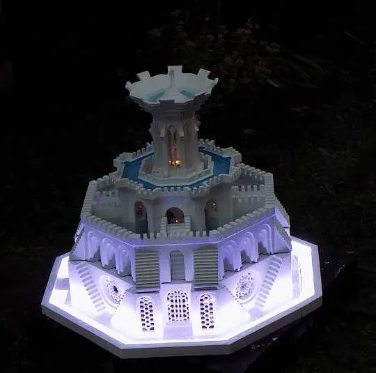 Fontaine/ Fontän /Fontein/ Fuente Del Jardín/ Fontanna