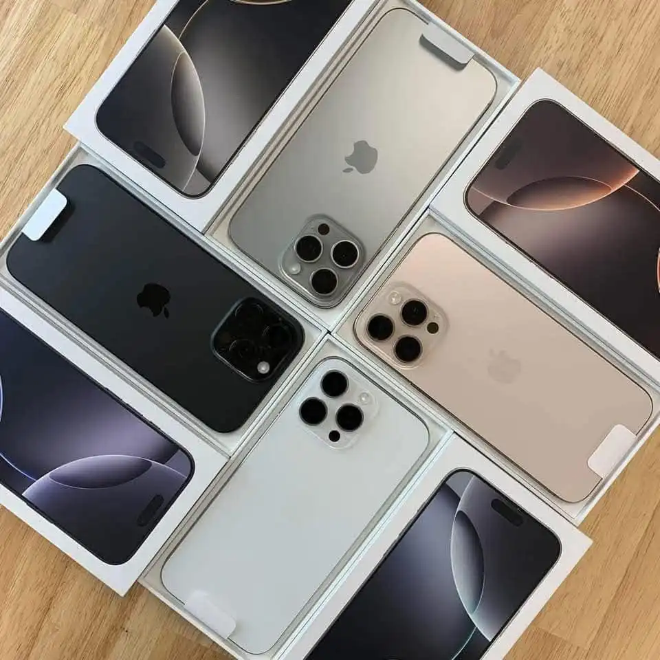 Apple Iphone 16 Pro 128Gb = 500 Eur, Iphone 16 Pro Max 256Gb = 570 Eur, Iphone 16 128Gb = 400 Eur